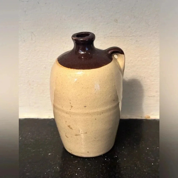 Miniature Stoneware Jug.  Marked USA - Picture 1 of 6